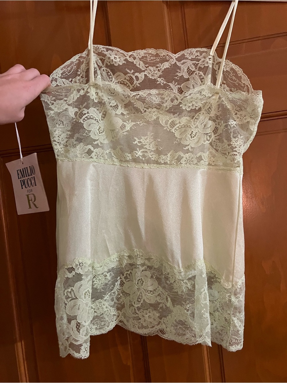Rare Vintage Emilio Pucci Sheer Lace Tank Top - Picture 5 of 7